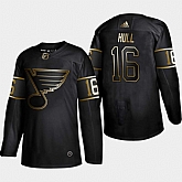 Blues 16 Brett Hull Black Gold Adidas Jersey,baseball caps,new era cap wholesale,wholesale hats